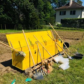 Coffret à outils du jardin
